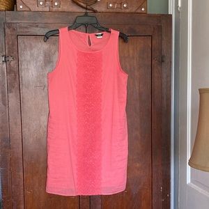 J Crew dress with embroidered front